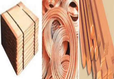 Copper Cathodes, Remleted Ingots, Wire Bars, Copper Rods 8mm, Copper Tubes